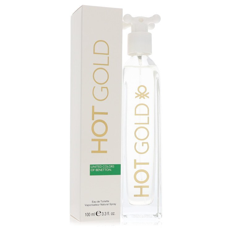 Hot Gold by Benetton Eau De Toilette Spray 3.3 oz (Women)
