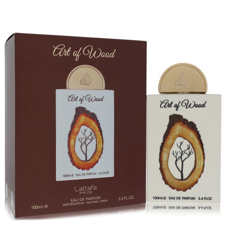 Lattafa Pride Art of Wood by Lattafa Eau De Parfum Spray (Unisex) 3.4 oz (Men)