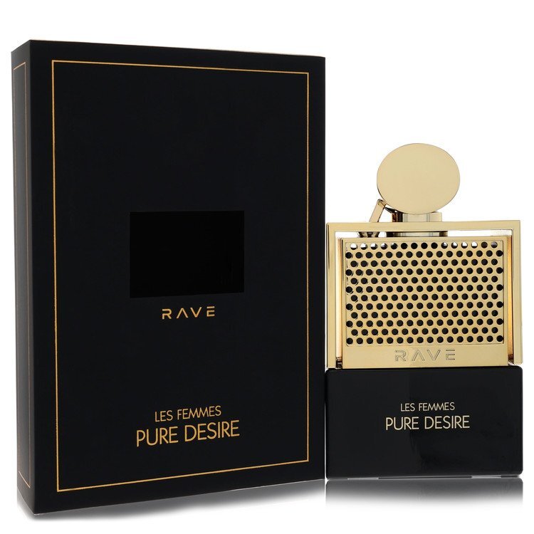 Lattafa Rave Pure Desire Gold by Lattafa Eau De Parfum Spray 3.4 oz (Women)