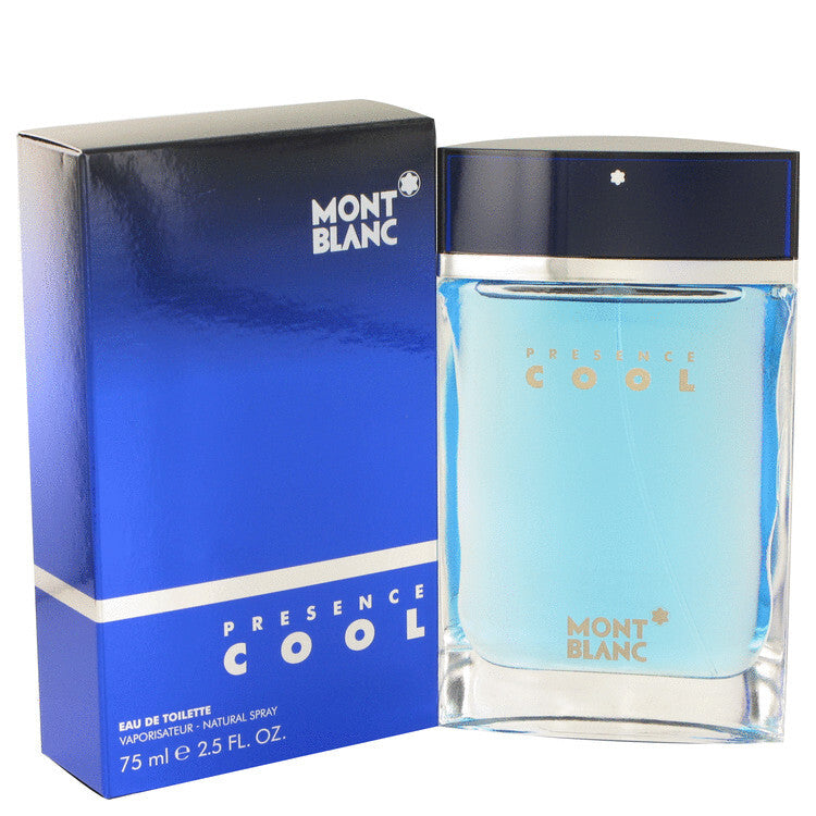 Presence Cool by Mont Blanc Eau De Toilette Spray 2.5 oz (Men)