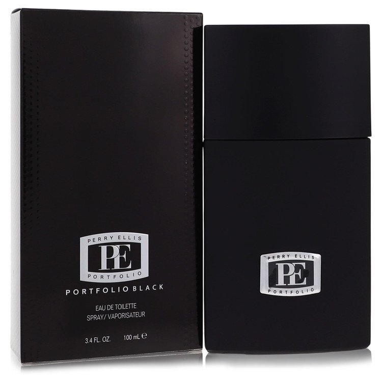 Portfolio Black by Perry Ellis Eau De Toilette Spray 3.4 oz (Men)