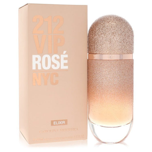 212 Vip Rose Elixir by Carolina Herrera Eau De Parfum Spray 2.7 oz (Women)