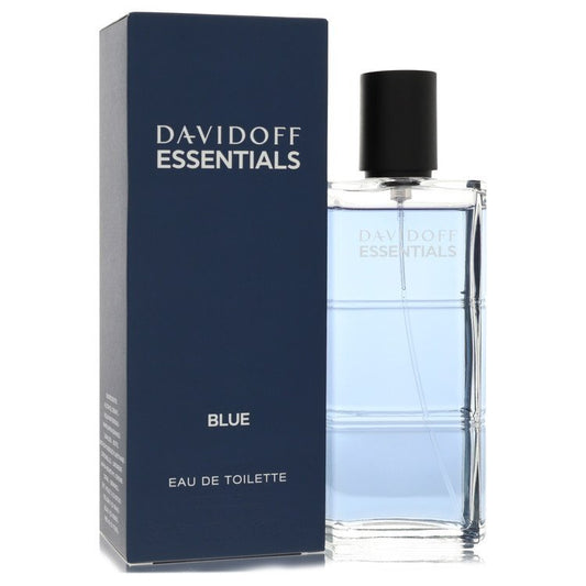 Davidoff Essentials Blue by Davidoff Eau De Toilette Spray 3.7 oz (Men)