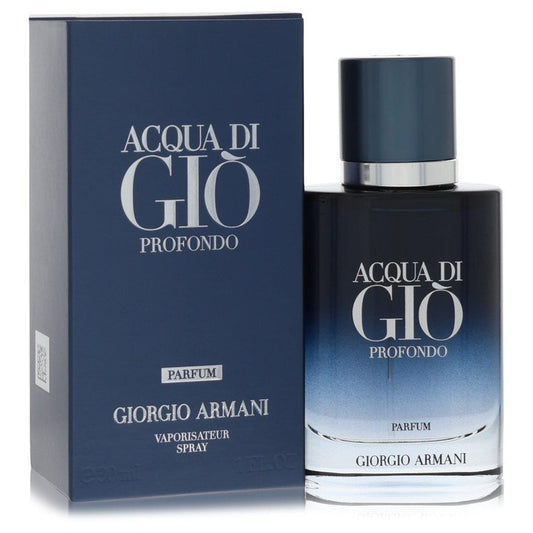Acqua Di Gio Profondo by Giorgio Armani Parfum Spray Refillable 1 oz (Men)