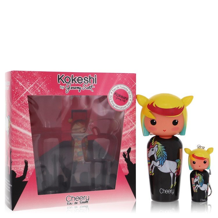 Kokeshi Cheery by Kokeshi Eau De Toilette Spray + Free Key Ring Mini EDT Spray 1.7 oz (Women)