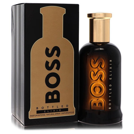 Boss Bottled Elixir by Hugo Boss Parfum Intense Spray 3.4 oz (Men)