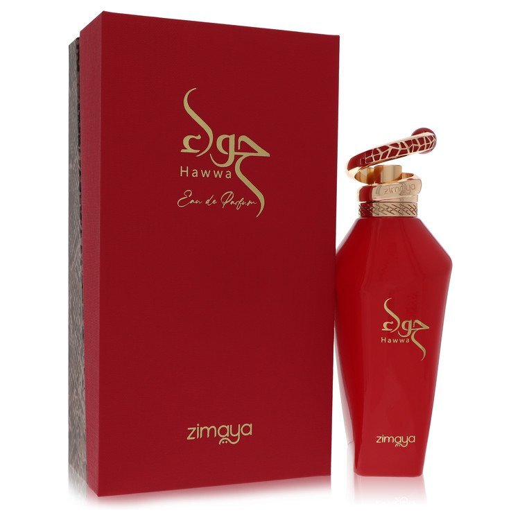 Afnan Zimaya Hawwa Red by Afnan Eau De Parfum Spray (Unisex) 3.4 oz (Women)