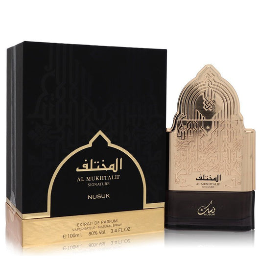 Nusuk Al Mukhtalif Signature by Nusuk Extrait De Parfum Spray (Unisex) 3.4 oz (Men)