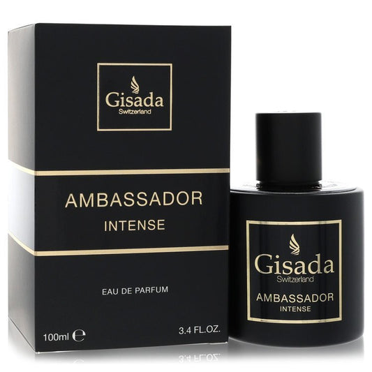 Gisada Ambassador Intense by Gisada Eau De Parfum Spray 3.4 oz (Men)