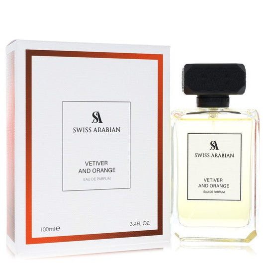 Swiss Arabian Vetiver And Orange by Swiss Arabian Eau De Parfum Spray (Unisex) 3.4 oz (Women)