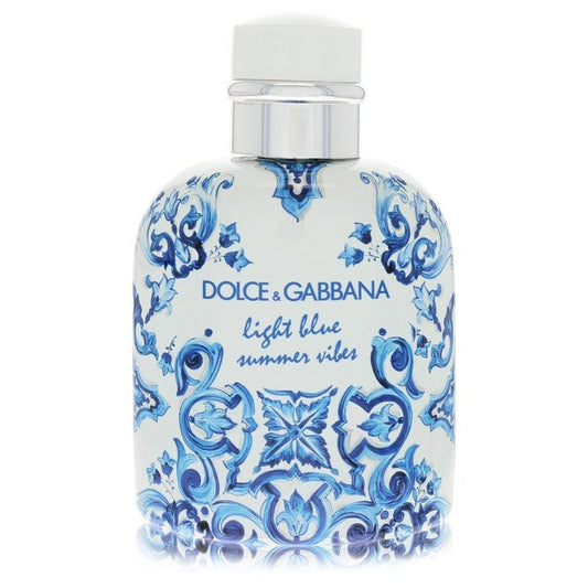Light Blue Summer Vibes by Dolce & Gabbana Eau De Toilette Spray (Tester) 4.2 oz (Men)